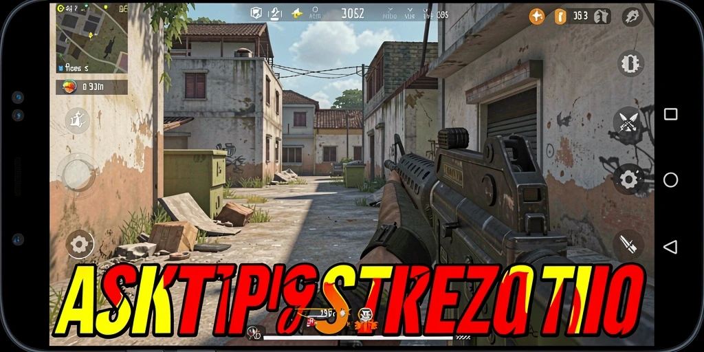 Tampilan gameplay mendebarkan dari ASIKTOTO dengan aksi FPS intens.