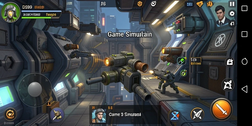 Tampilan gameplay DS99 yang menakjubkan dalam simulasi kehidupan.