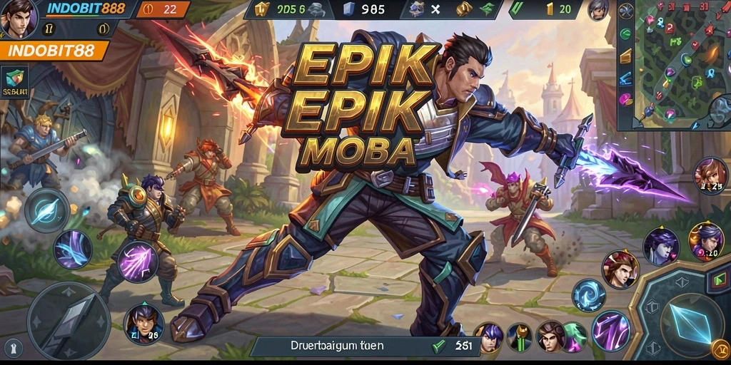 Gameplay seru dan grafis menawan dalam INDOBIT88.