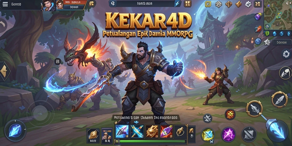 Gameplay menakjubkan dalam dunia MMORPG KEKAR4D yang penuh petualangan.