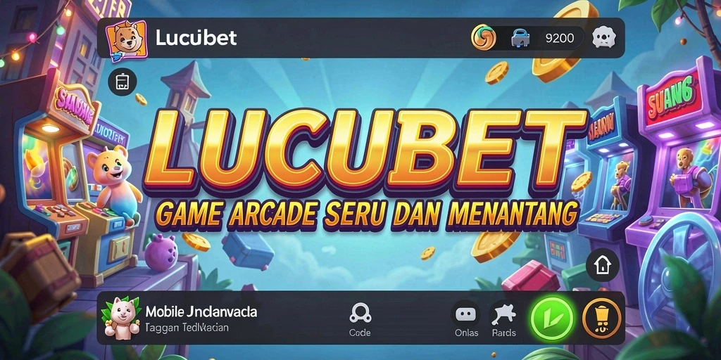 Screenshot menampilkan gameplay seru dan penuh warna LUCUBET.