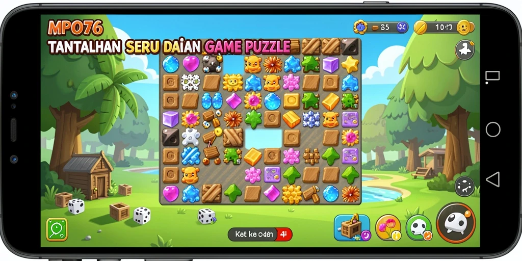 Tampilan menarik dari gameplay MPO76 yang menantang.