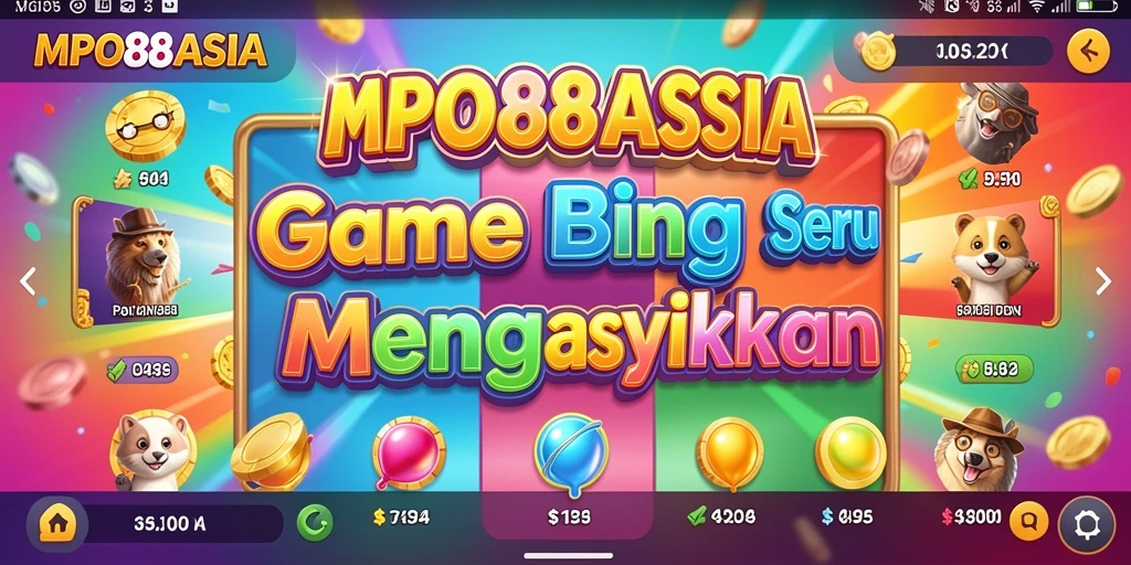 Tampilan gameplay Bingo MPO88ASIA yang menarik dan seru.