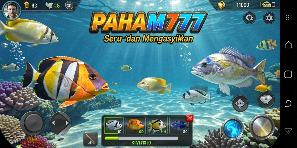 Tangkapan layar PAHAM777 menunjukkan aksi menembak ikan yang seru.