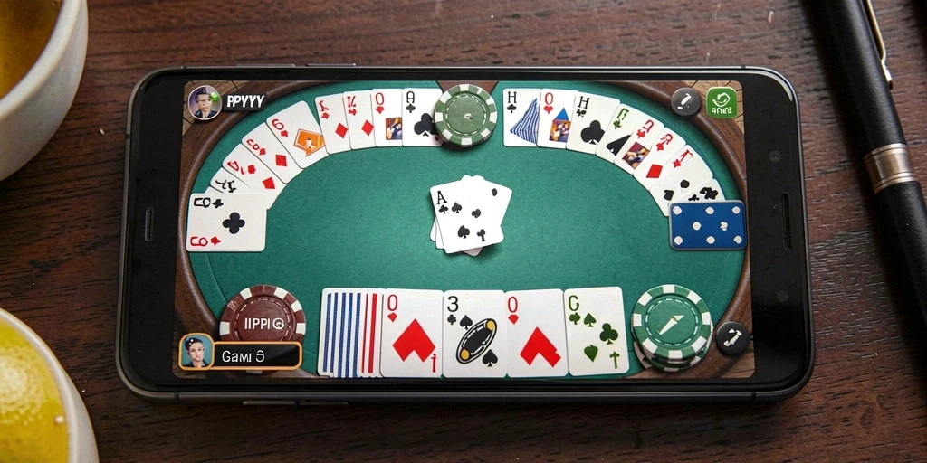 Screenshot gameplay RPYYY menunjukkan serunya bermain Gaple dengan teman.