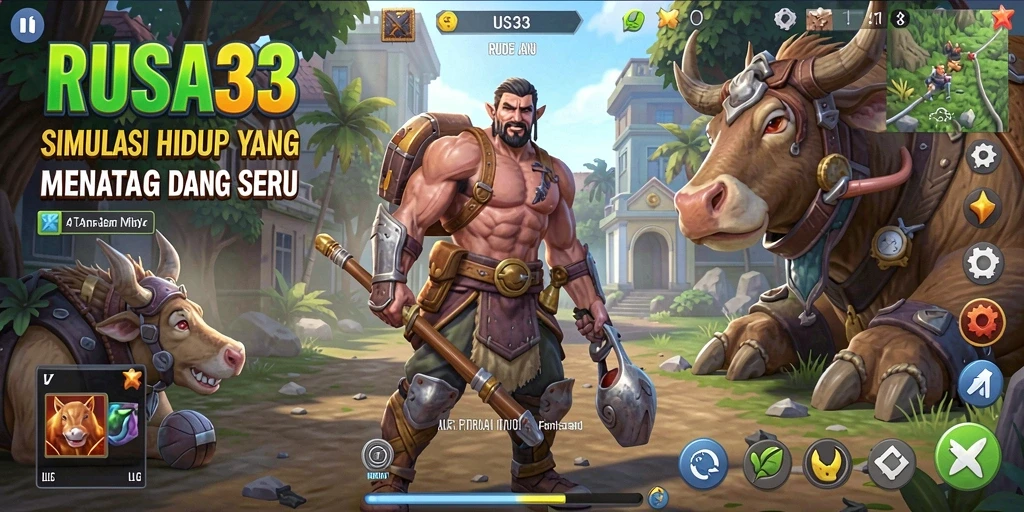 Screenshot RUSA33 menampilkan gameplay simulasi yang seru dan mendalam.