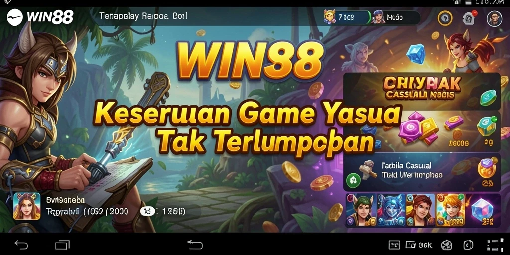 Screenshot menampilkan gameplay seru di WIN88.